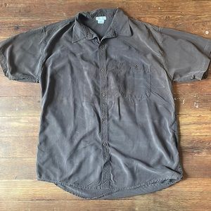 Silk Button Down